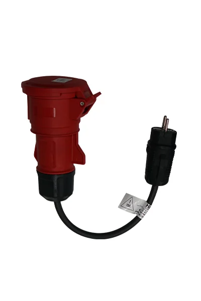 3x2,5 TTR 1/16A Fiş - 5/32A Priz 30cm Kablolu Dönüştürücü